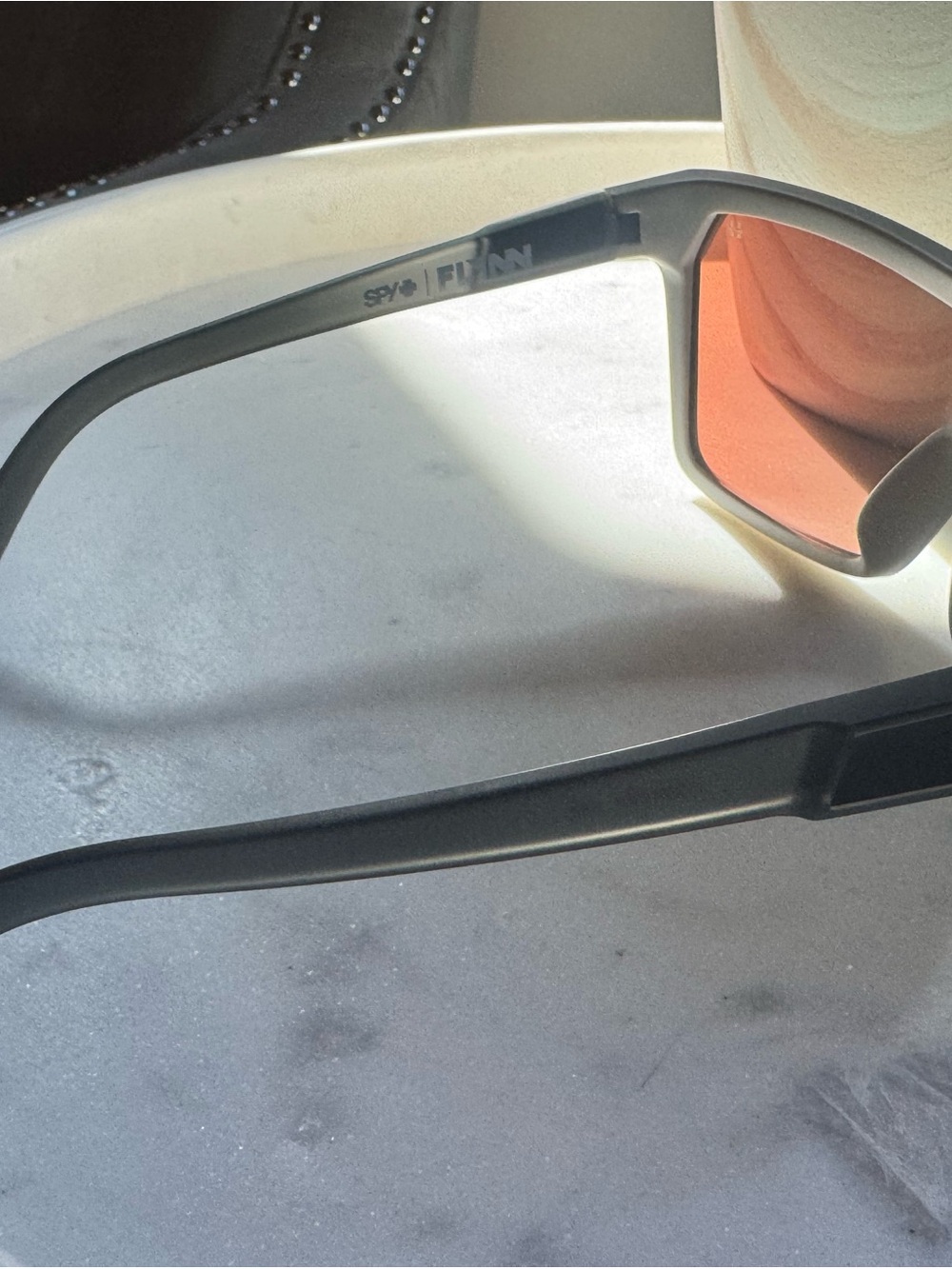 Like new spy sunglasses with happy lenses. Black and gray. - Picture 6 of 7